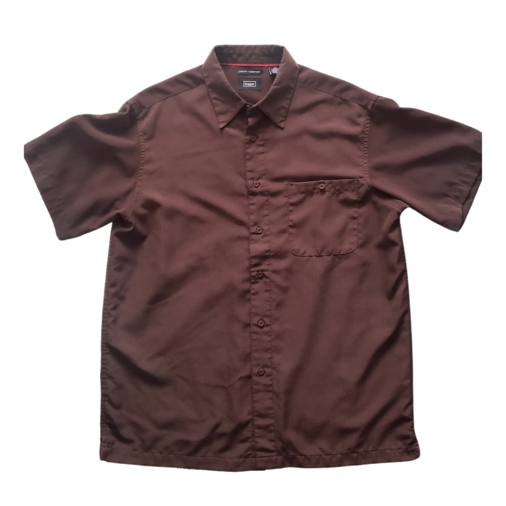 Haggar Short Sleeve Textured Shirt